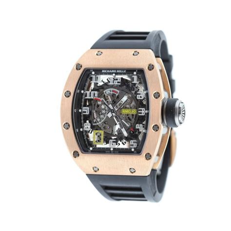 Ceas Richard Mille model RM030, din titan și aur roz, .